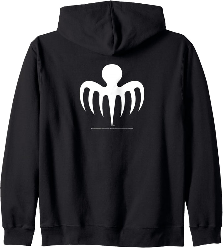 Offizielles James Bond 007 SPECTRE Symbol (weiss) Kapuzenjacke