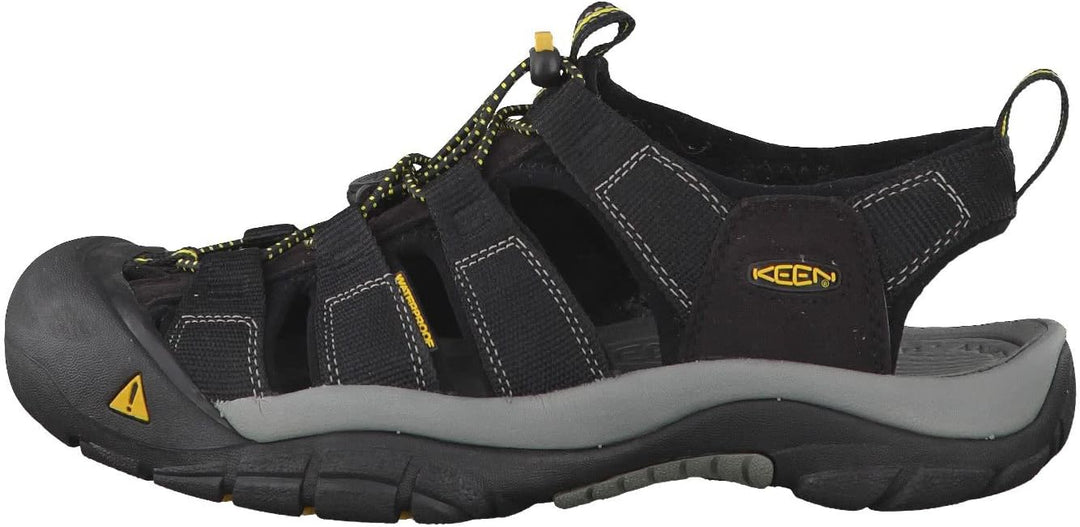 Keen Herren Newport H2 Sandale 42 EU Schwarz Grau, 42 EU Schwarz Grau