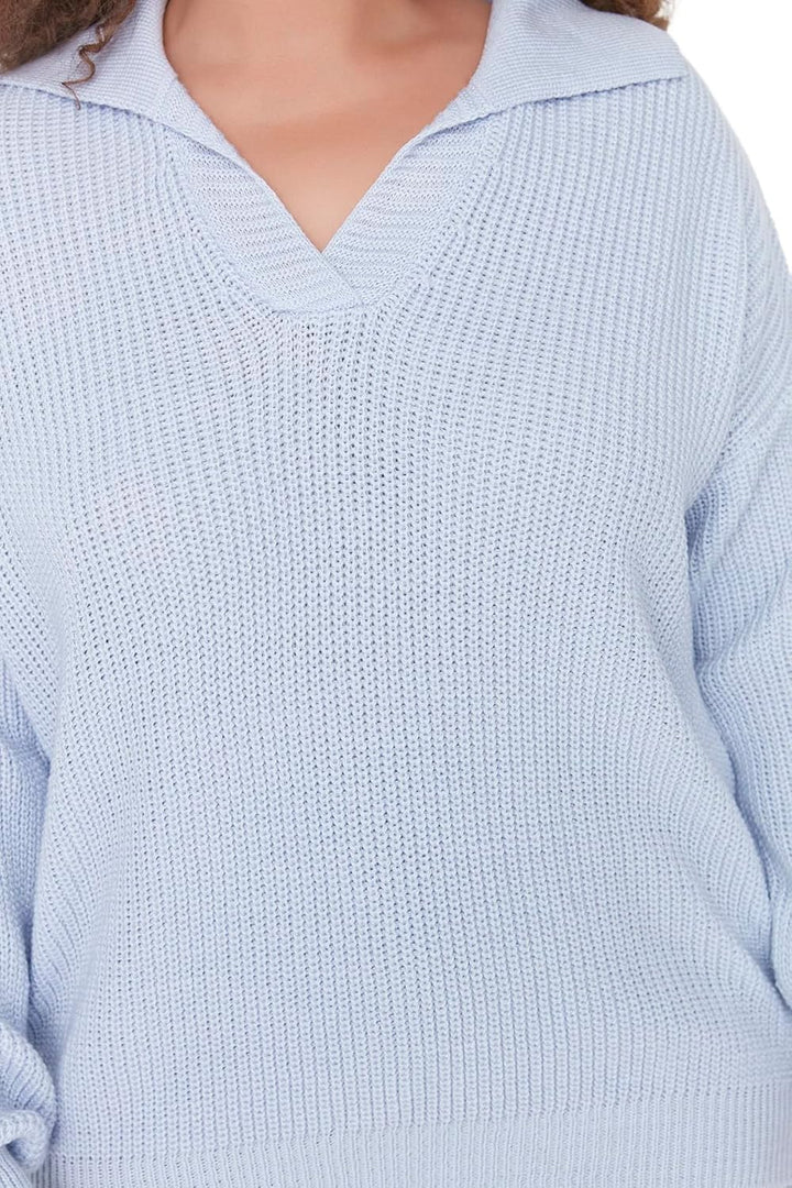 TRENDYOL Damen Pullover mit Rollkragen, Einfarbig, Regulär, Übergrösse Sweatshirt XL Lila, XL Lila