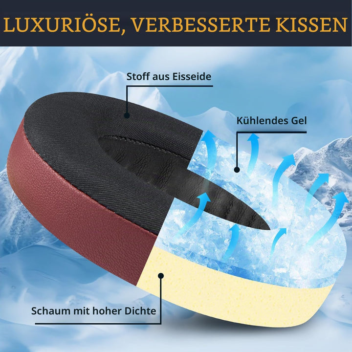 SOULWIT Kühlgel Ersatzpolster Ersatz Ohrpolster für Bose 700 (NC700 NC 700) Noise Cancelling Kopfhör
