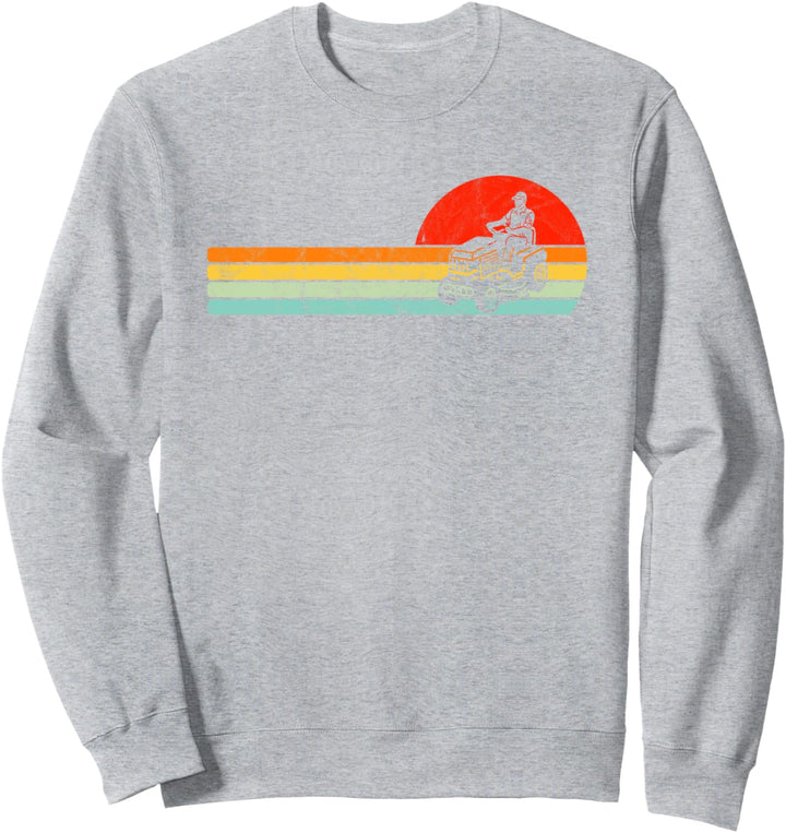 Lustige Rasenmäher Mähen Cool Vintage Yard Arbeit Rasen Trak Sweatshirt