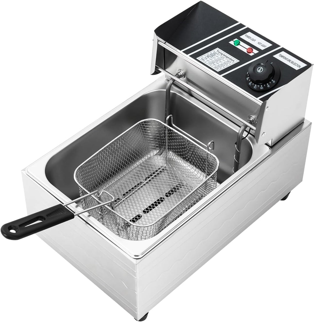Temperaturregelbare Elektrische Fritteuse für Gastronomie und Haushalt