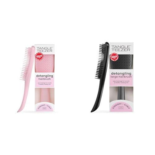 Tangle Teezer Haarbürste Wet Detangler Millennial Pink & Wet Detangler Large Black, ProfessionHaarbü