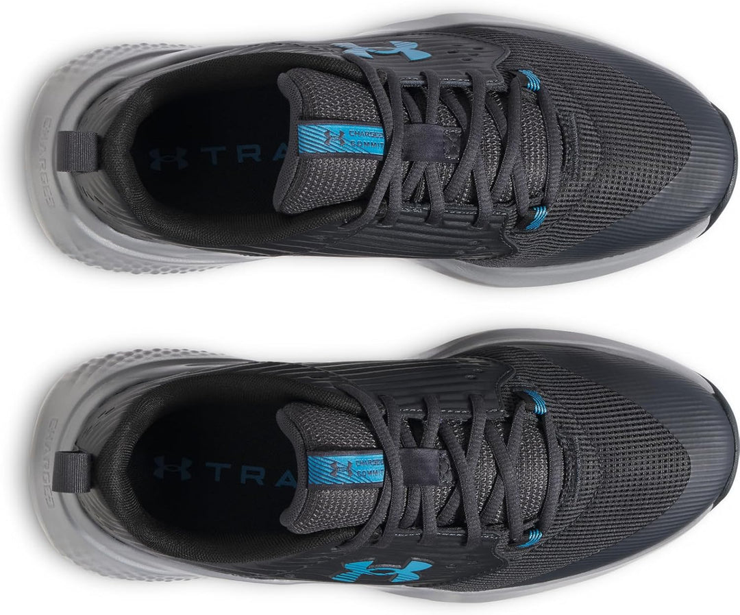 Under Armour Men's Ua Charged Commit Tr 4 Cross Trainer 40 EU Anthracite Steel Ether Blue, 40 EU Ant