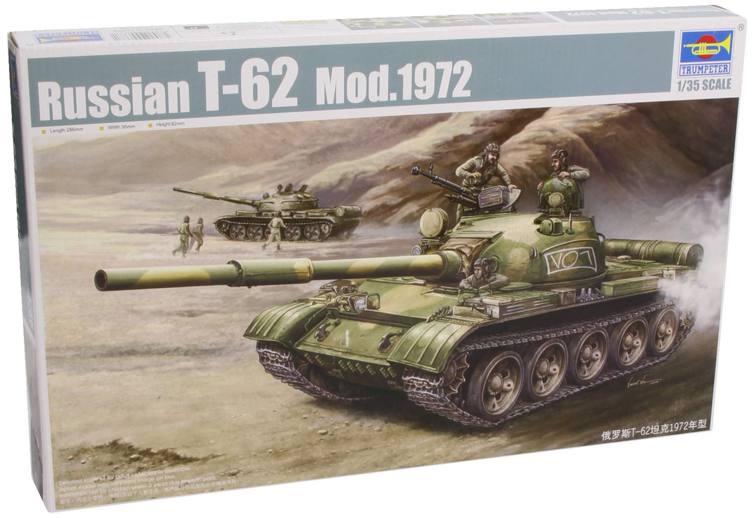 Trumpeter TRU00377 377 Modellbausatz Russian T-62 Mod 1972