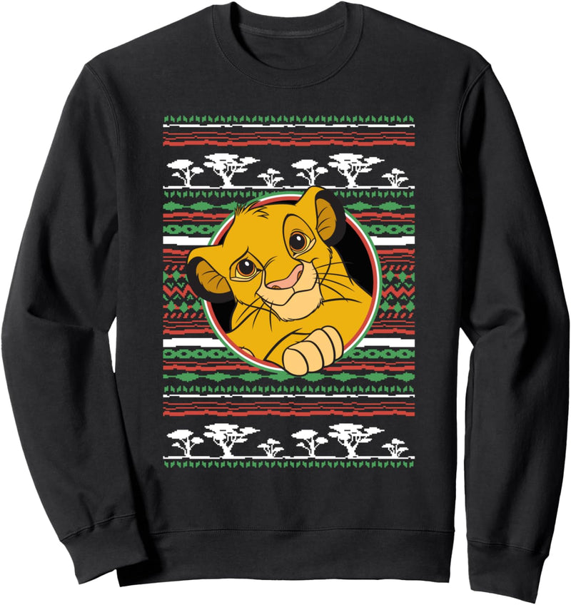 Disney The Lion King Simba Ugly Christmas Sweater Holiday Sweatshirt