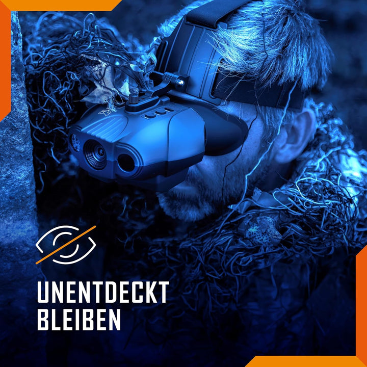 Nightfox Swift 2 Nachtsichtgerät | Kopfmontage | 1x Vergrösserung | 1080P HD | via USB aufladbar | D