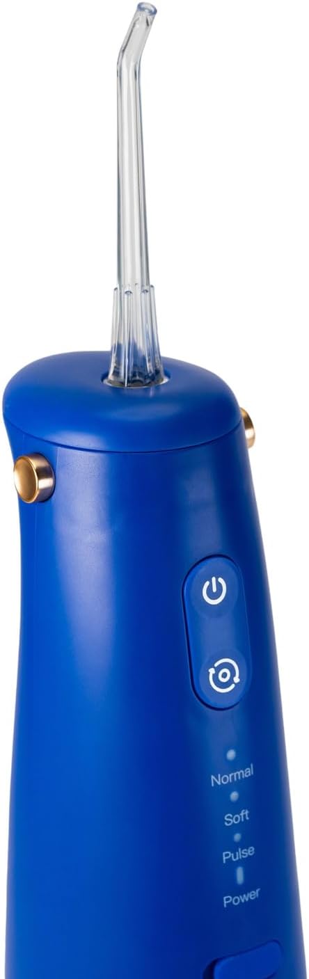 Oromed ORO-X DENT Munddusche Kabellos, 3 Reinigungsmodi, 2 Wasserstrahldüsen, 170 ml Wassertank und