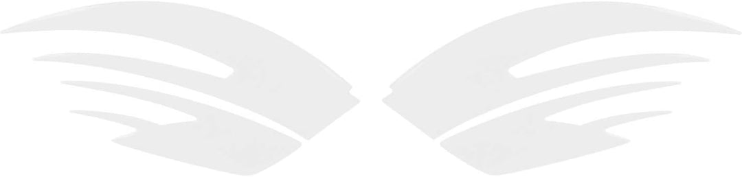 BIKE-label Seitentank Tankpad Motorrad Weiss kompatibel für Honda 810014