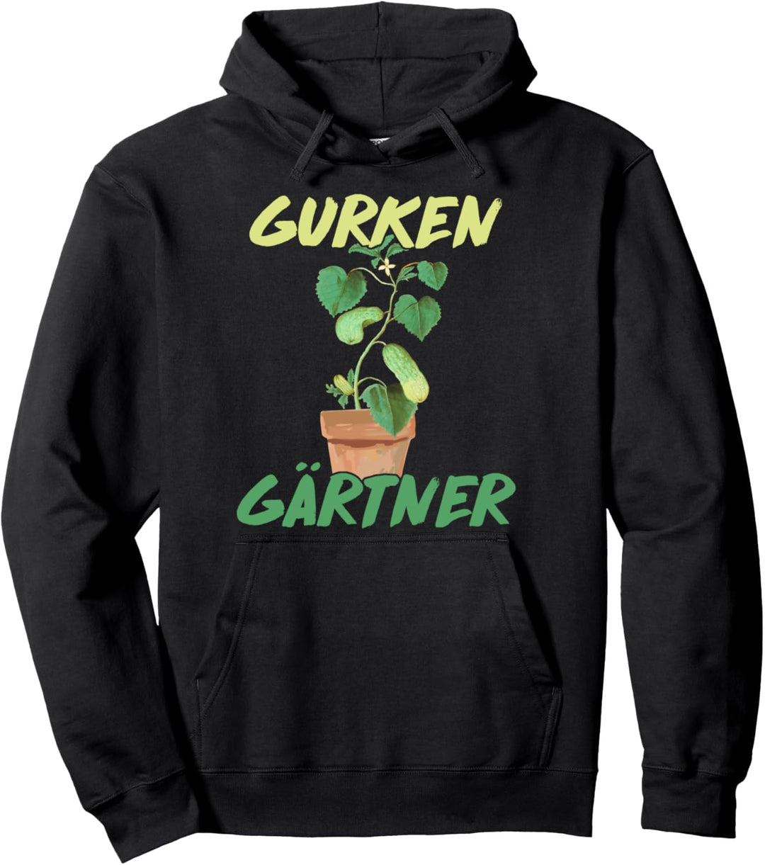 Garten Gurken Gärtner Schrebergarten Selbstversorger Beet Pullover Hoodie