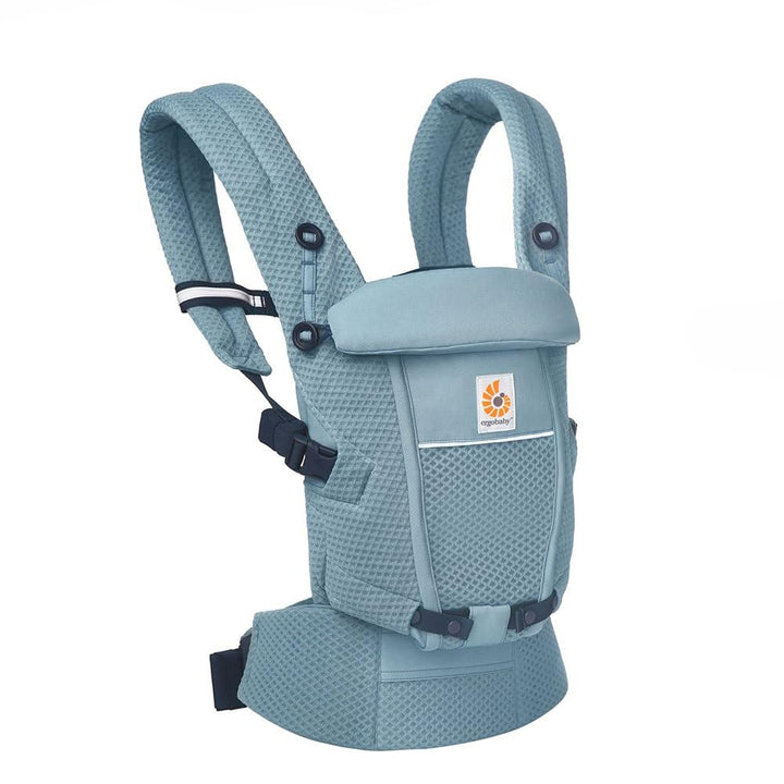 Ergobaby Adapt Babytrage für Neugeborene ab Geburt, 3-Positionen SoftFlex Mesh Ergonomische Babybauc