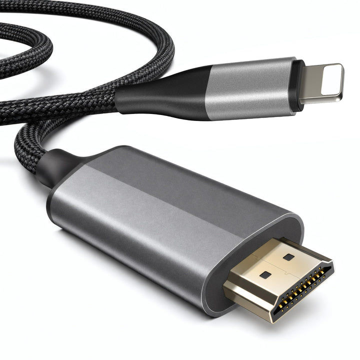 HDMI-Kabel für iPhone, HDMI-Konverter-Kabel, zur Übertragung von i-Phone, i-Pad oder i-Pod auf TV, H