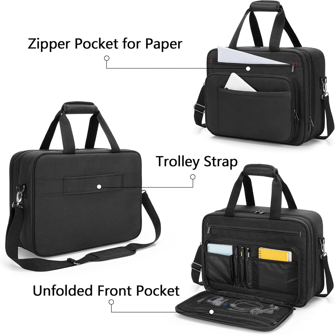 SAMDEW Doppellagige Aufbewahrungstasche für Tragbare Mobile Drucker, Kompatibel mit HP Tango/Tango X