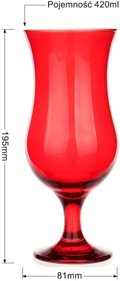 Glasmark Krosno Gläser Cocktailgläser Set Longdrink Cocktail Gin Bier Wasser Longdrinkgläser Cocktai