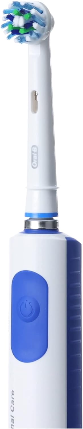 Oral-B PRO 600 CrossAction Elektrische Zahnbürste mit Timer, Cross Action, Weiss, Pro 600