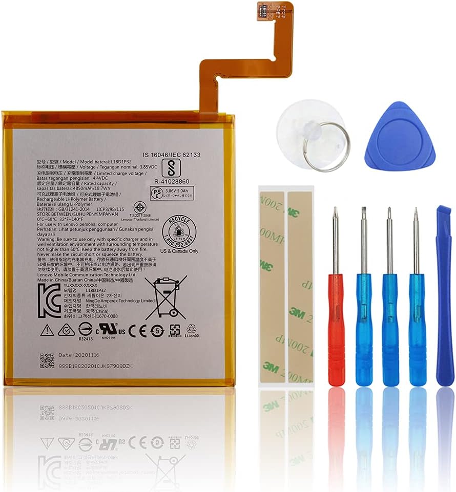 SwarKing Ersatz Akku L18D1P32 Kompatibel mit Lenovo TAB M10 TB-X505X with Toolkit