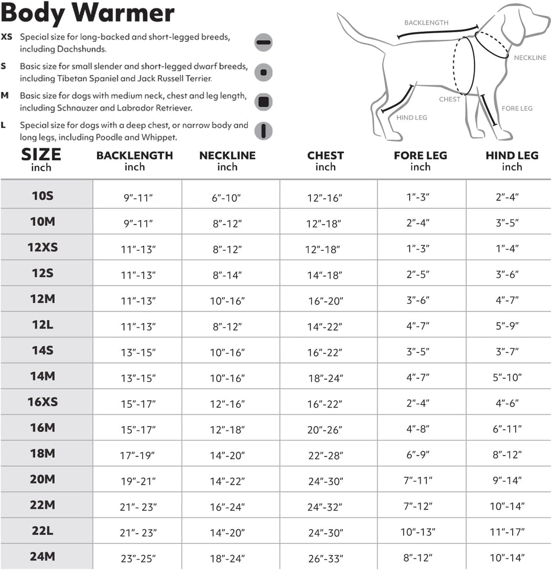 Hurtta Body Warmer Dog Bodysuit Carbon Grey 30S grau 12S, grau 12S