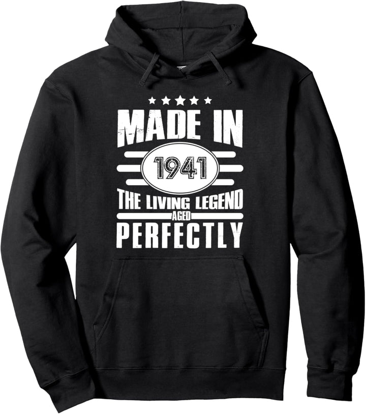 Geschenk zum 82. Geburtstag für Ihn 1941 – Geburtstagsgeschenke für Sie Pullover Hoodie
