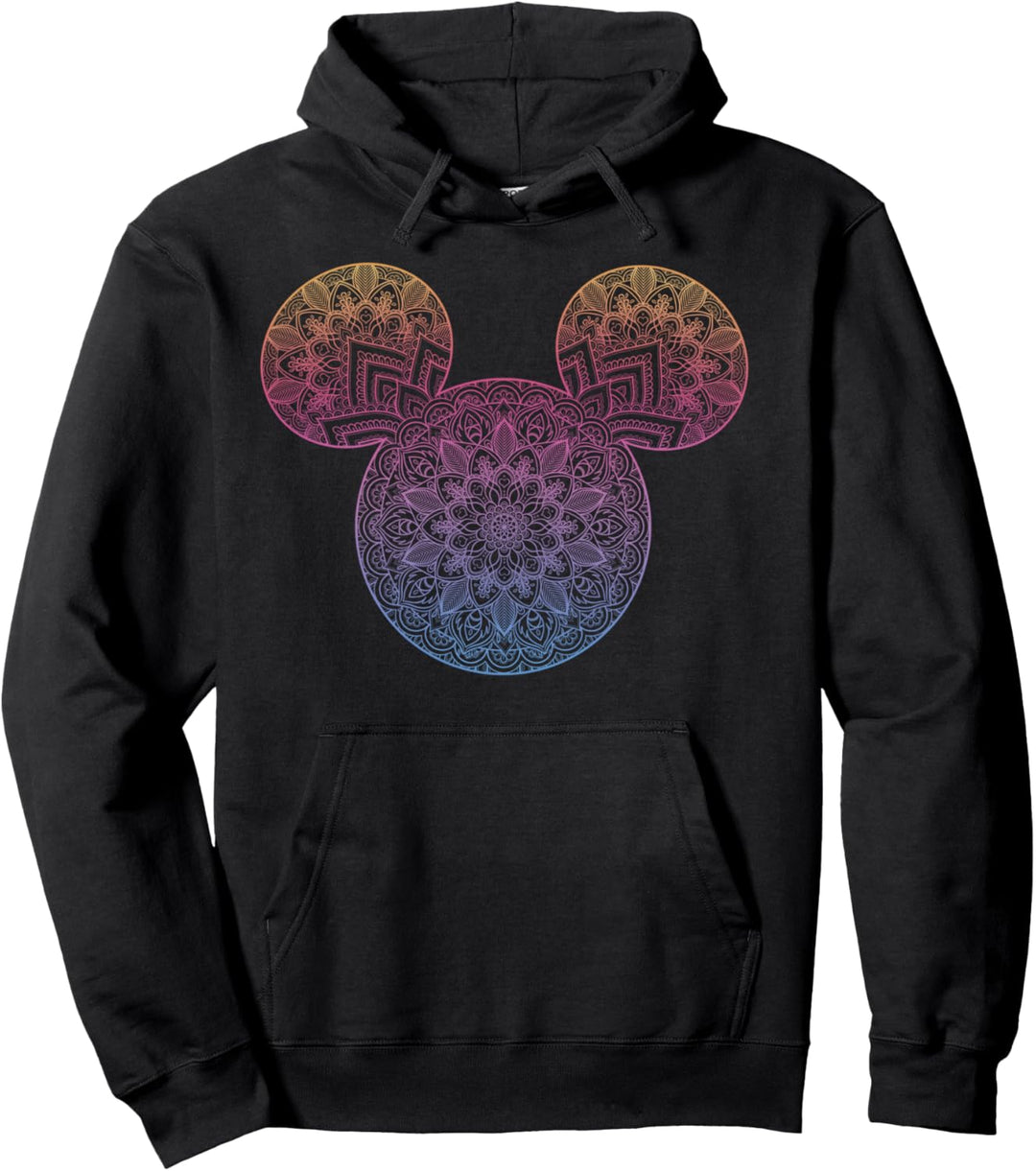 Disney Mickey And Friends Mandala Mickey Ears Pullover Hoodie