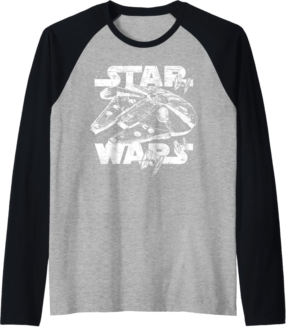Star Wars Millennium Falcon Large White & Transparent Raglan