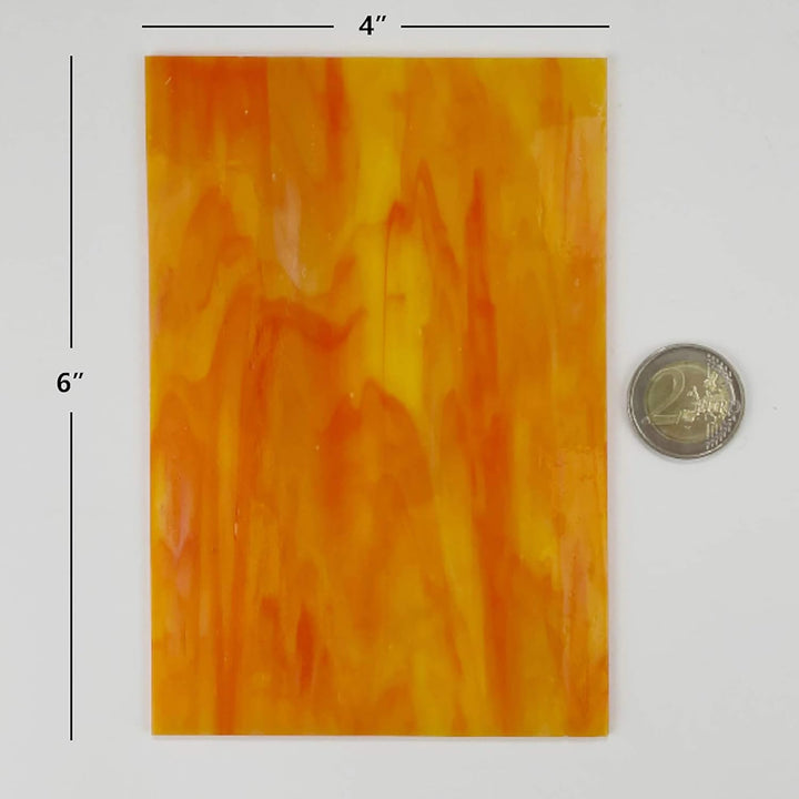 Buntglasplatten, 15,2 x 10,2 cm, Kathedralenglas, Kunstglas, Mosaik-Glasfliesen zum Basteln, 12 Böge