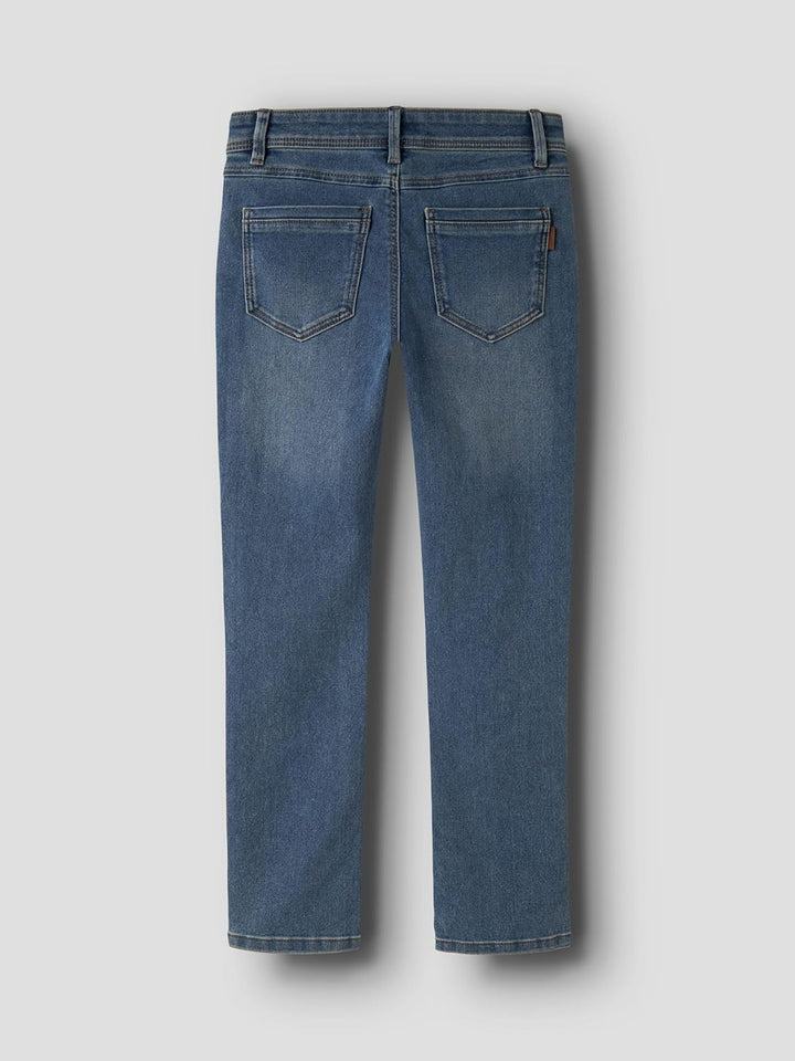 NAME IT Boy Jeans Slim Fit Sweat, Medium Blue Denim