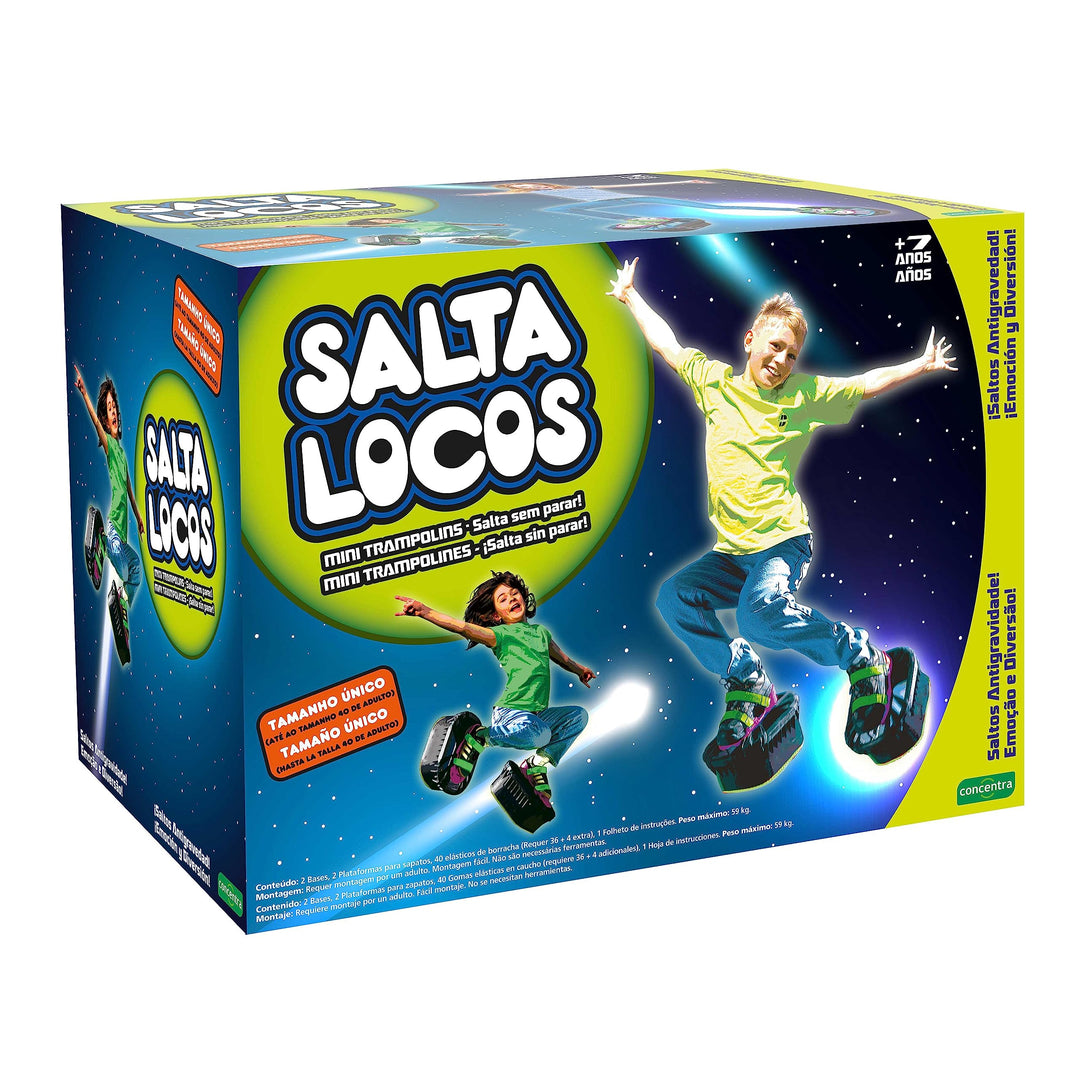 Salta Locos Mini-Trampoline, Schwarz, Einheitsgrösse (CONCENTRA 126630)