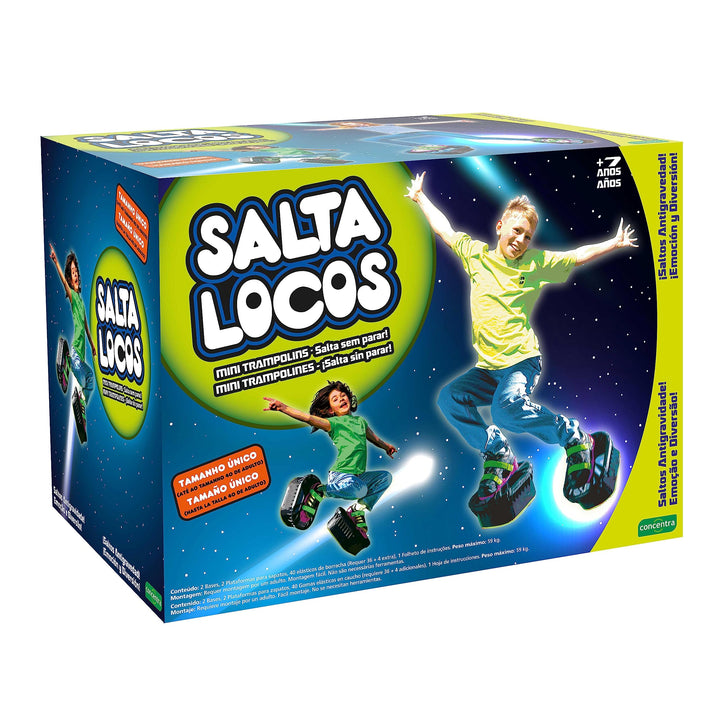 Salta Locos Mini-Trampoline, Schwarz, Einheitsgrösse (CONCENTRA 126630)