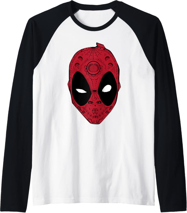 Marvel Deadpool Sugar Skull Raglan