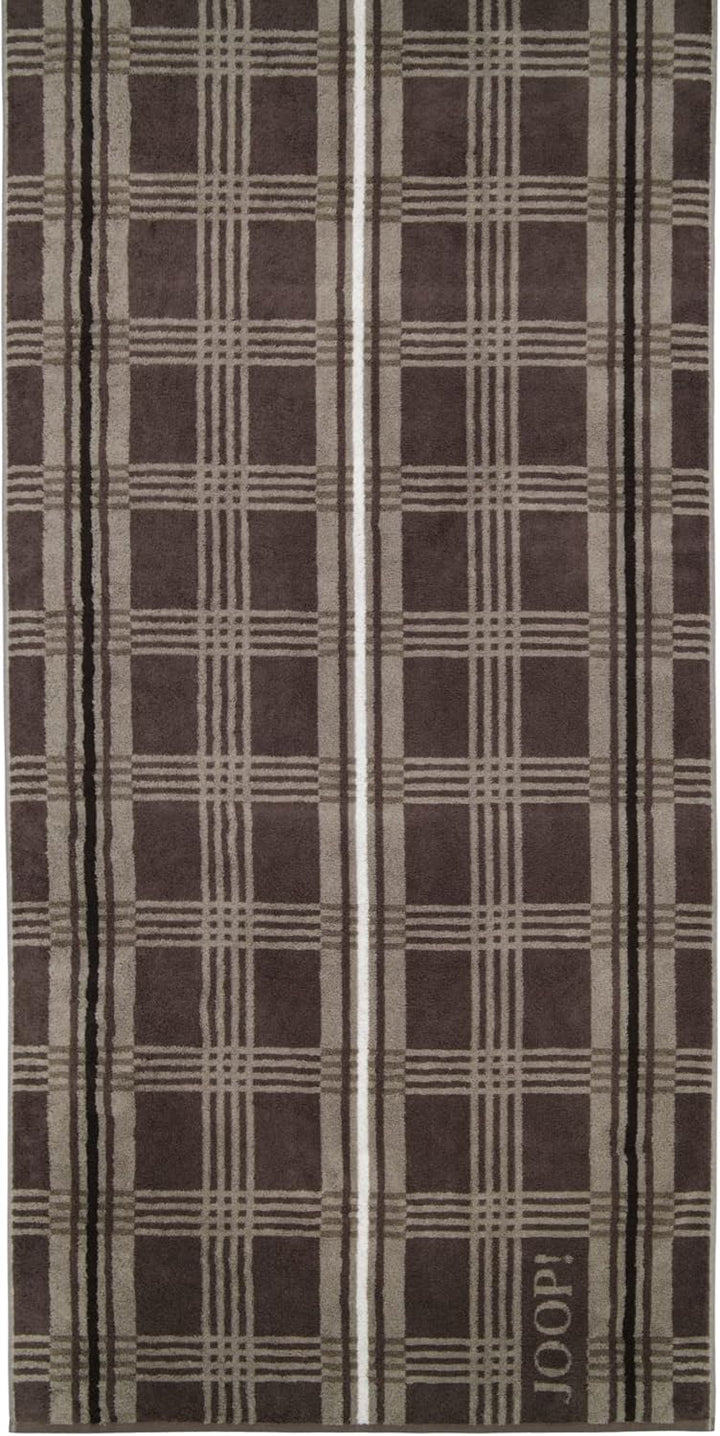 JOOP! Saunatuch Checks Checked 1685 | 36 graphit - 80 x 200