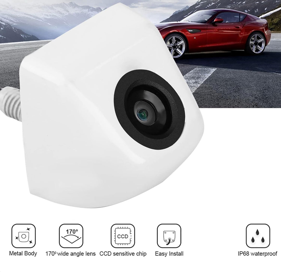 KIMISS 12V DC Auto-Rückfahrkamera für Rückwärtsparken, Auto-Monitor mit hochauflösendem 170 ° Weitwi