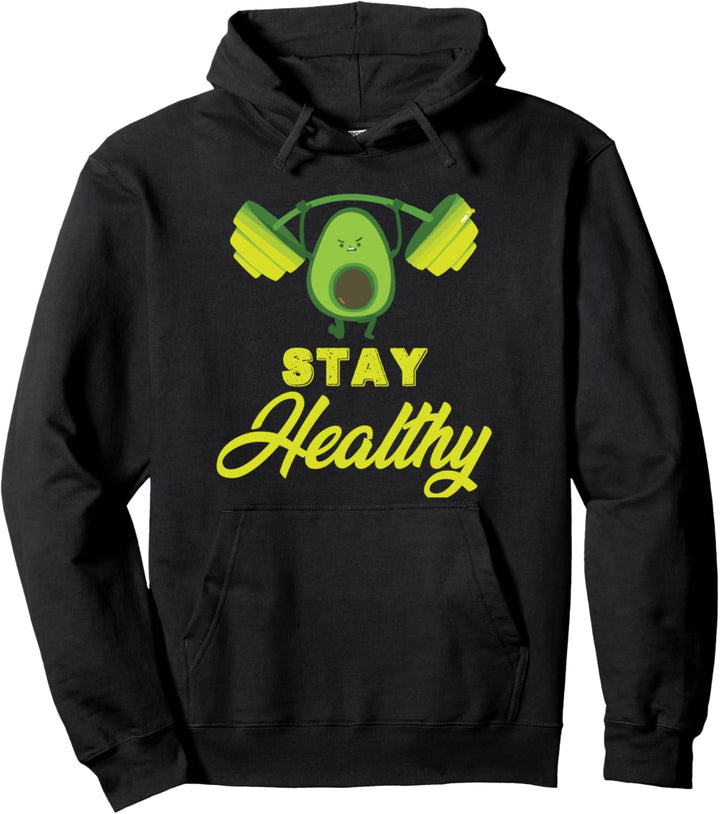 Bleiben Sie gesund mit Avo-Cardio-Training zur Gewichtsabnahme Pullover Hoodie