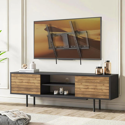 XINLEI TV Wandhalterung für 37-82 Zoll Flach&Curved LED/LCD/OLED Fernseher bis zu 60Kg, Neigbare Sch