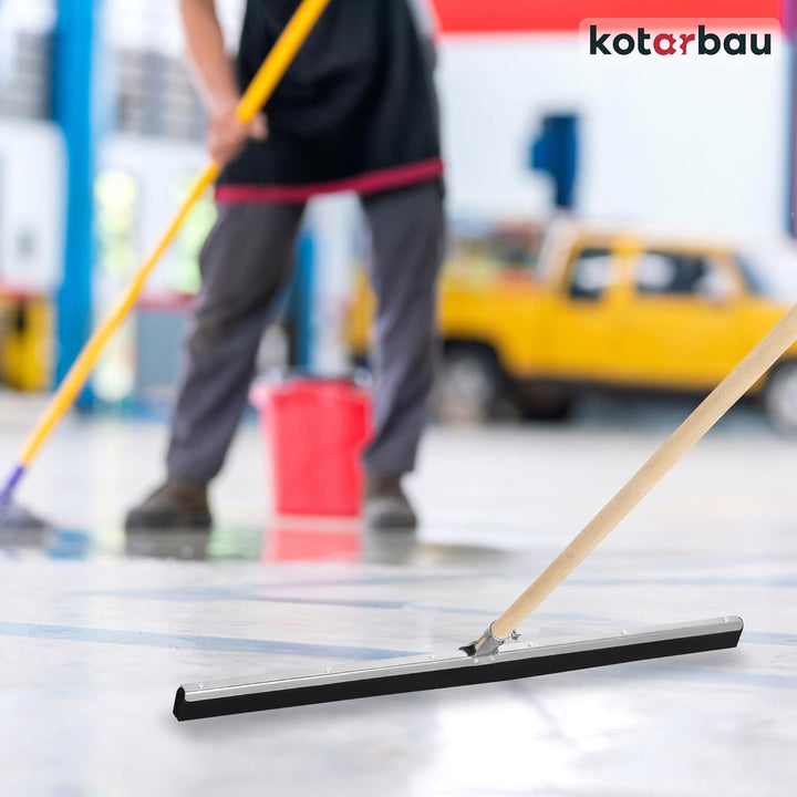 KOTARBAU® Gummiabzieher - Wasserschieber - 75 cm – Bodenabzieher - Schaumstoff-Wasserabzieher – für