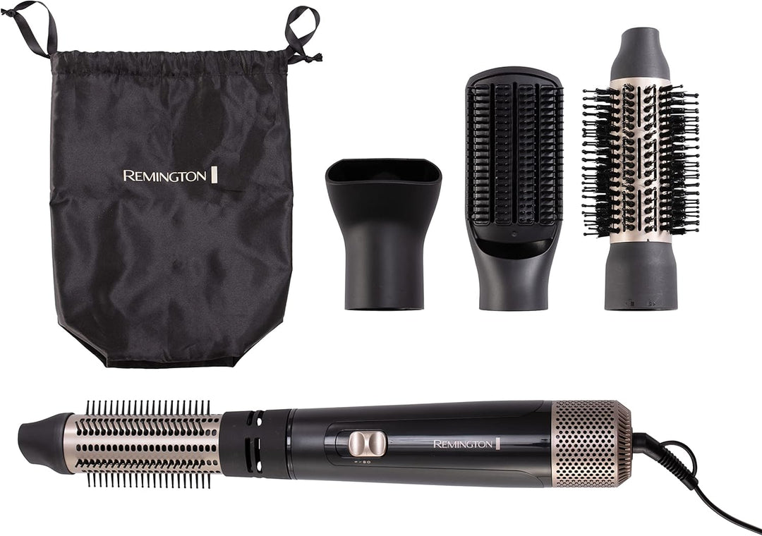Remington Warmluftbürste [inkl. 4 Aufsätze: 38mm&50mm Rundbürste, Stylingdüse, Flachbürste] Blow Dry