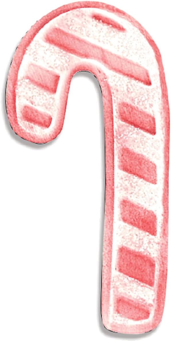 Sizzix Candy Cane von Stephanie Barnard Embosslits sterben, Mehrfarbig