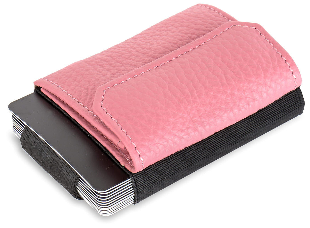 Jaimie Jacobs Minimalist Wallet Nano Boy Pocket Mini Geldbörse aus Textil mit Zugband schmaler Karte