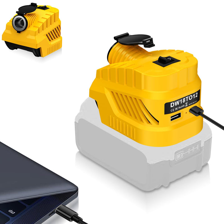 Step Down Konverter für Dewalt 20V auf12V Abwärtswandler Power Wheel Batterie Adapter für Autostaubs