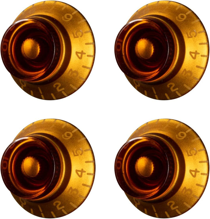 Gibson PRHK-030 Top Hat Knobs Vintage Amber 4 Pack