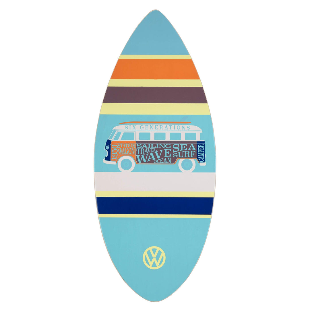 Brisa VW Collection - T1 Bulli Bus Skimboard aus Echtholz 104 cm Hellblau, 104 cm Hellblau