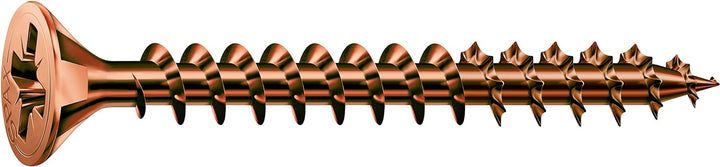 SPAX Universalschraube, 3,0 x 35 mm, 1000 Stück, Kreuzschlitz Z1, Senkkopf, Teilgewinde, 4CUT, Brüni