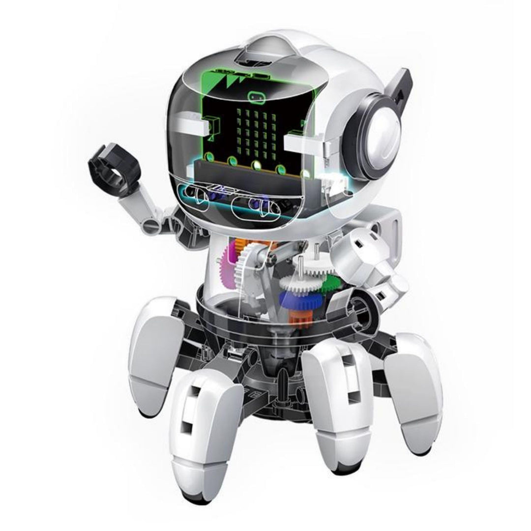Velleman KSR20 Bauroboter Tobbie II inklusive Motor, Infrarotsensor und Klingel für
