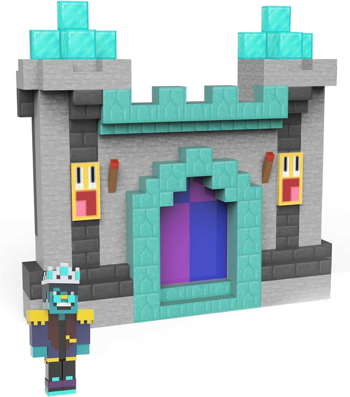 Mattel Minecraft HJG73 - Creator Series Party Supreme Palast Spielset mit Lichtern und Musik und 8 c