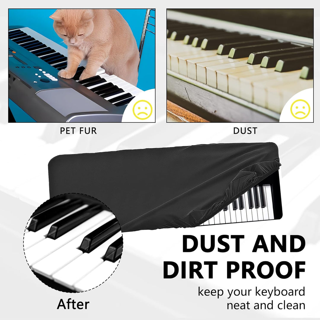 Musiin Staubschutz für Klaviertastatur mit 61 Tasten, kompatibel mit M-Audio Oxygen 61, Behringer Mo