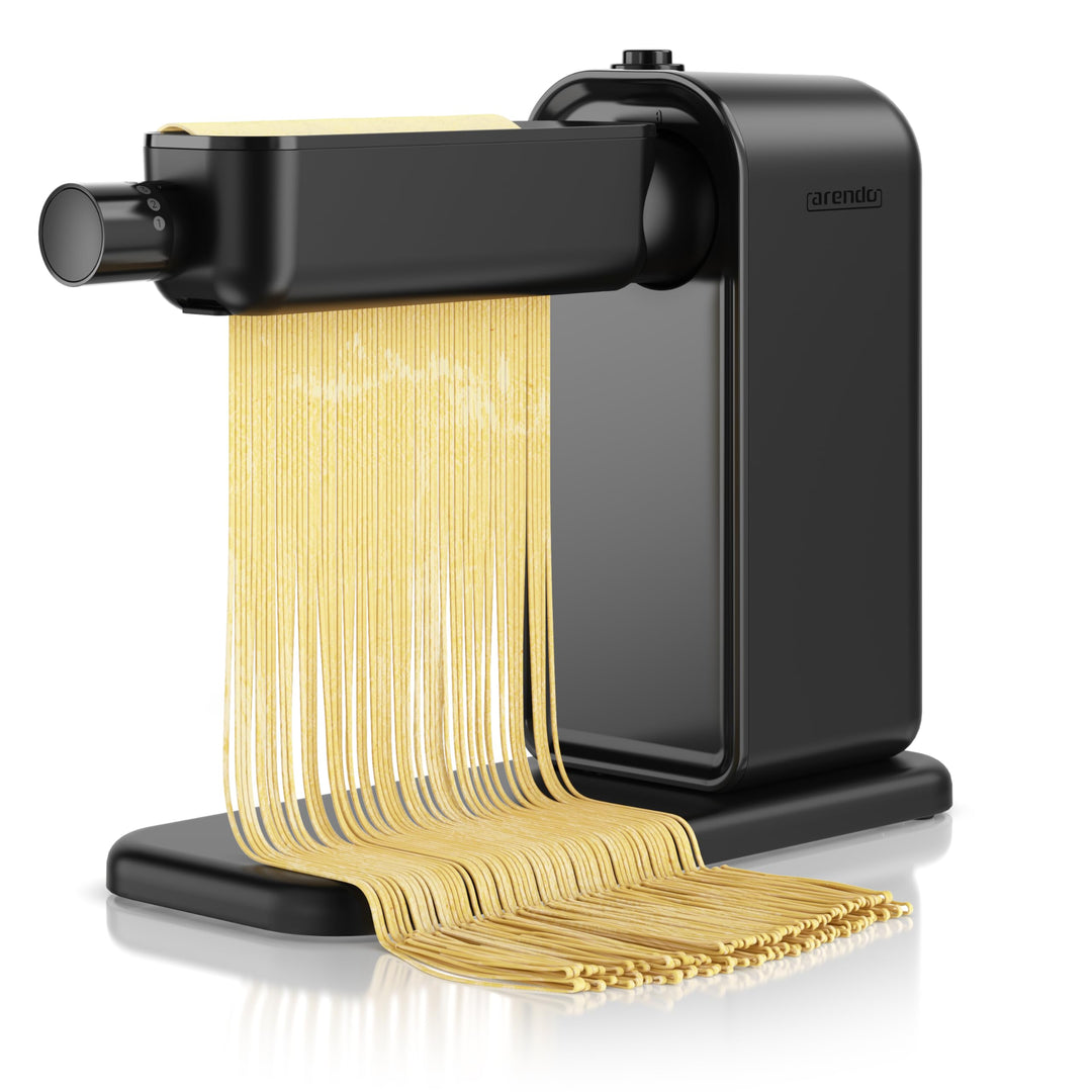 Arendo - Nudelmaschine elektrisch – Pasta Maker - 5 Stärken einstellbar – 120 Watt – Nudelwalze und