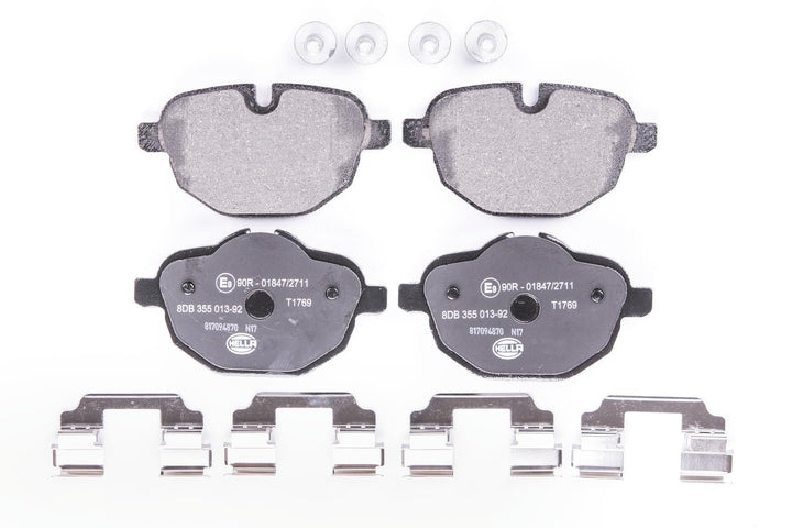 HELLA PAGID 8DB 355 013-921 Bremsbelagsatz - T1769 - Dicke/Stärke: 18mm - Bremssystem: TRW - für Ver