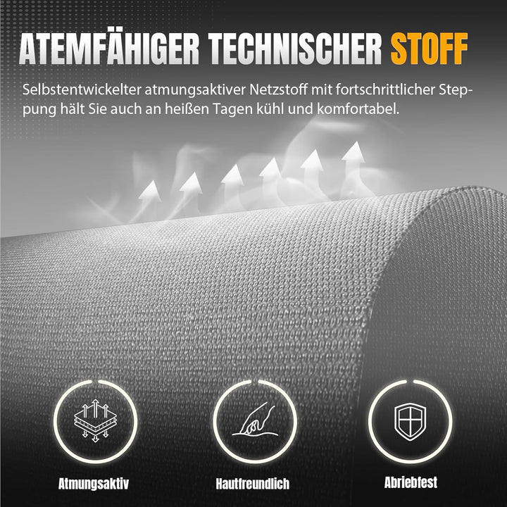 GTPLAYER Gaming Stuhl, Gamer Stuhl, Atmungsaktiver Bürostuhl aus Hochwertigem Stoff, Ergonomischer P