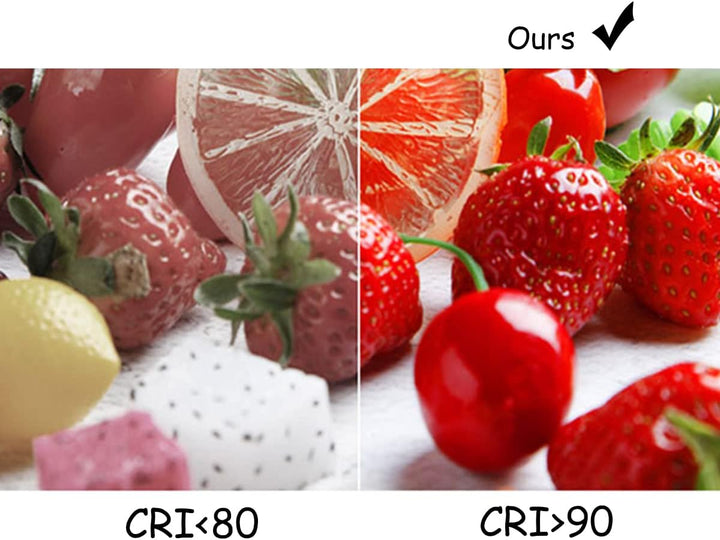 LED Badspiegel Badezimmerspiegel 50x70cm mit 3-Farben des Lichts Beleuchtung Antibeschlag Wandspiege