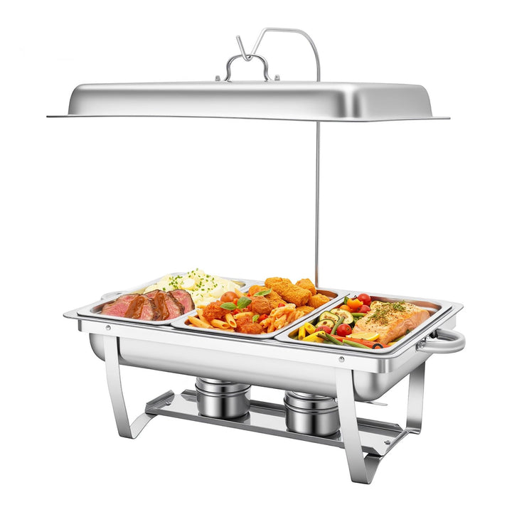 Chafing Dish Professionelle Edelstahl Speisenwärmer Catering Buffets Party Profi Besteck Edelstahl B