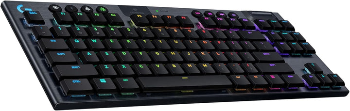 Logitech G915 TKL Tenkeyless Lightspeed RGB Mechanische Gaming-Tastatur für Laptop und PC, Low-Profi